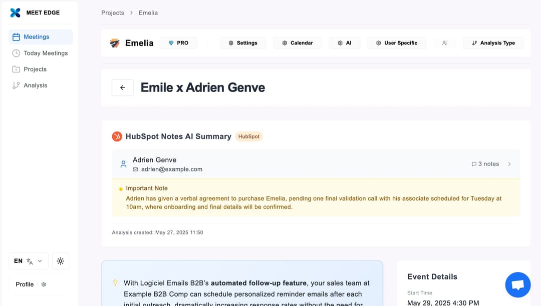 MeetEdge : Comment préparer vos meetings avec l'IA ?