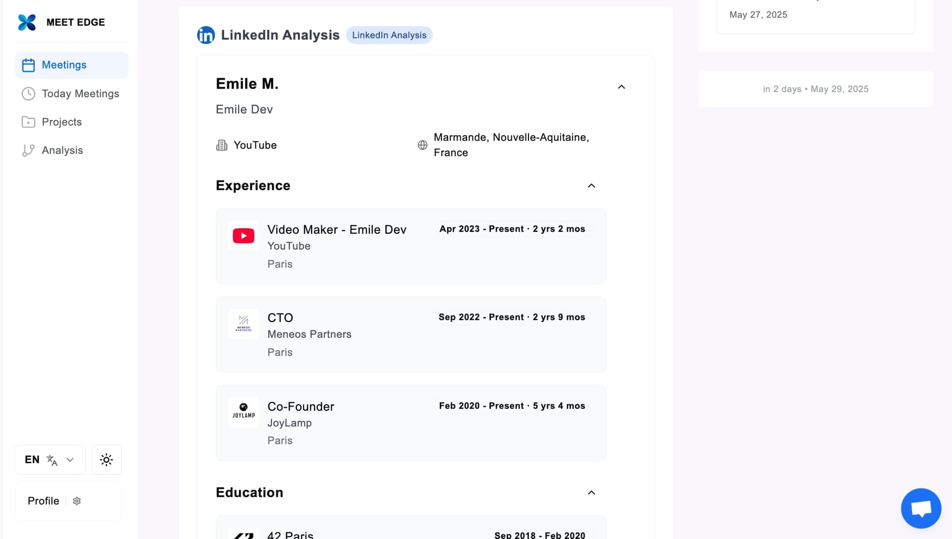 dash linkedin analysis